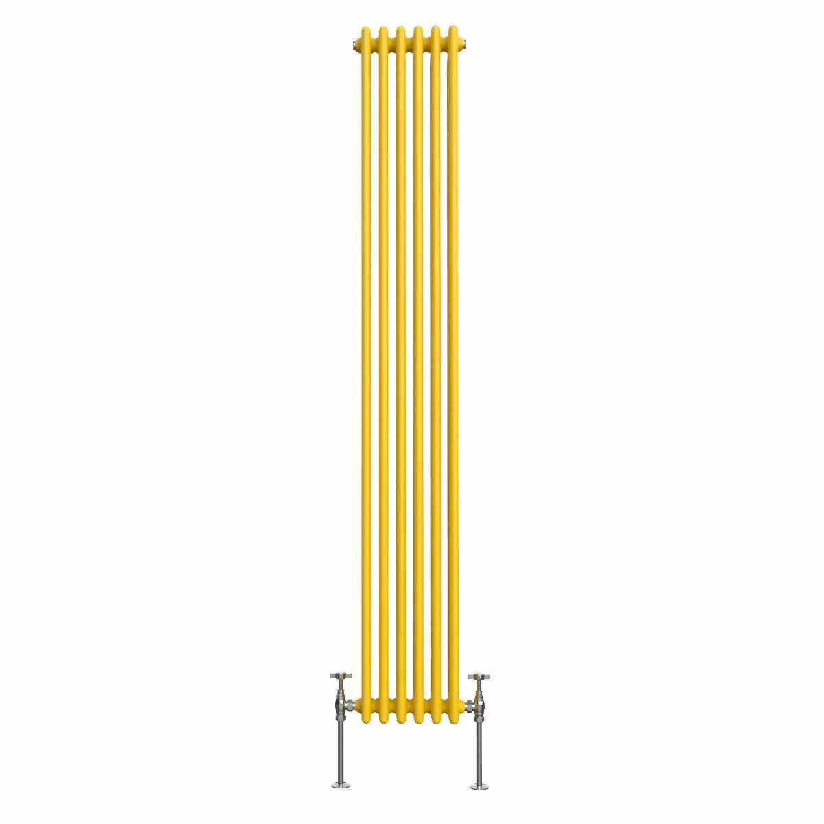 Ferentino - Traditional vertical column radiator zinc yellow