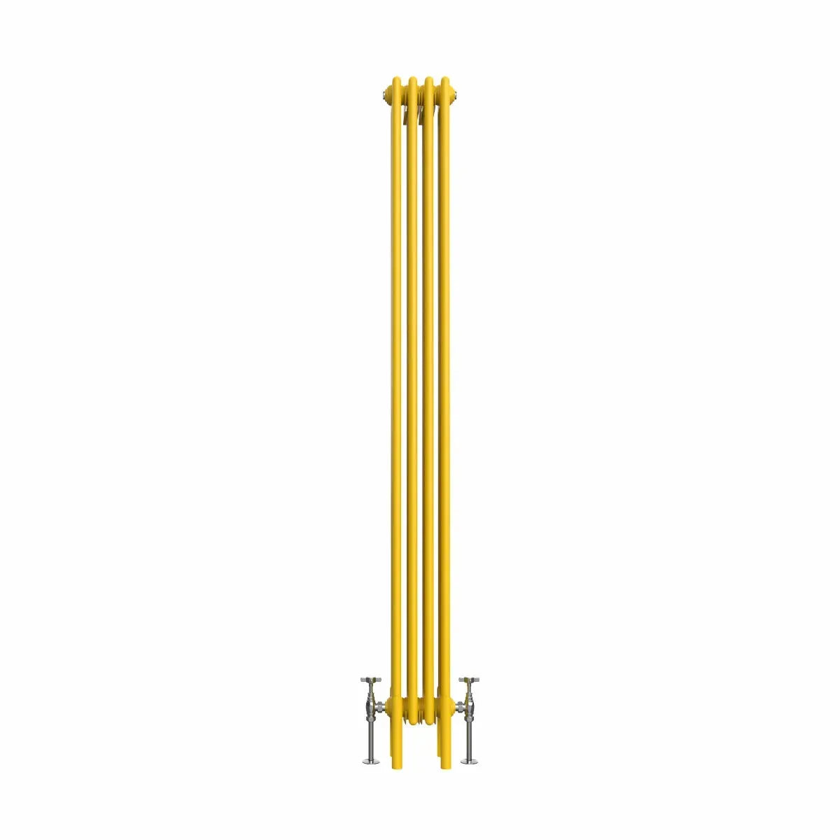 Ferentino - Traditional vertical column radiator zinc yellow