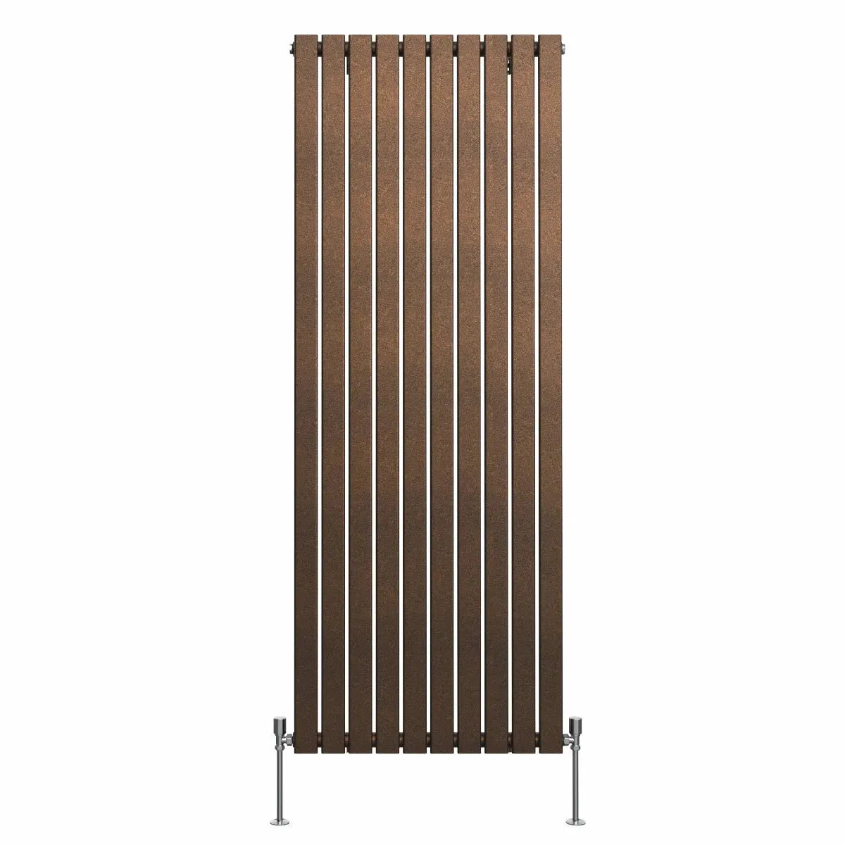 San Remo - Modern vertical flat panel radiator blackened copper