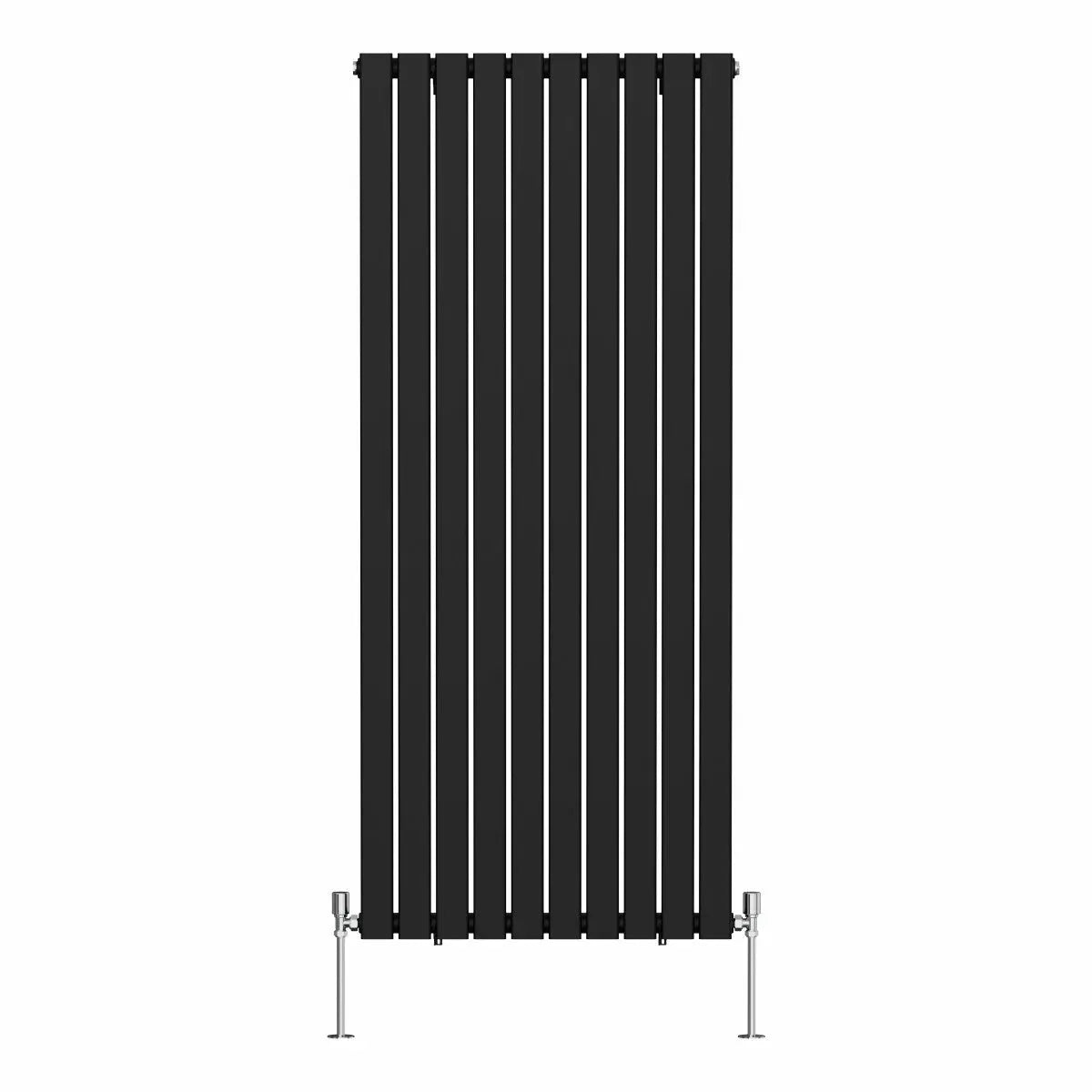 San Remo - Modern vertical flat panel radiator black