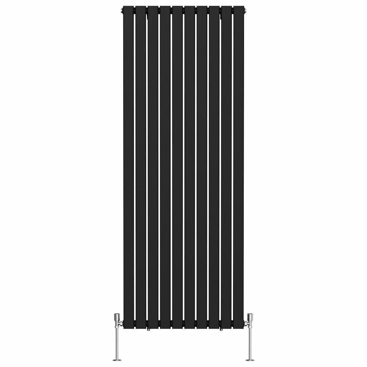 San Remo - Modern vertical flat panel radiator black