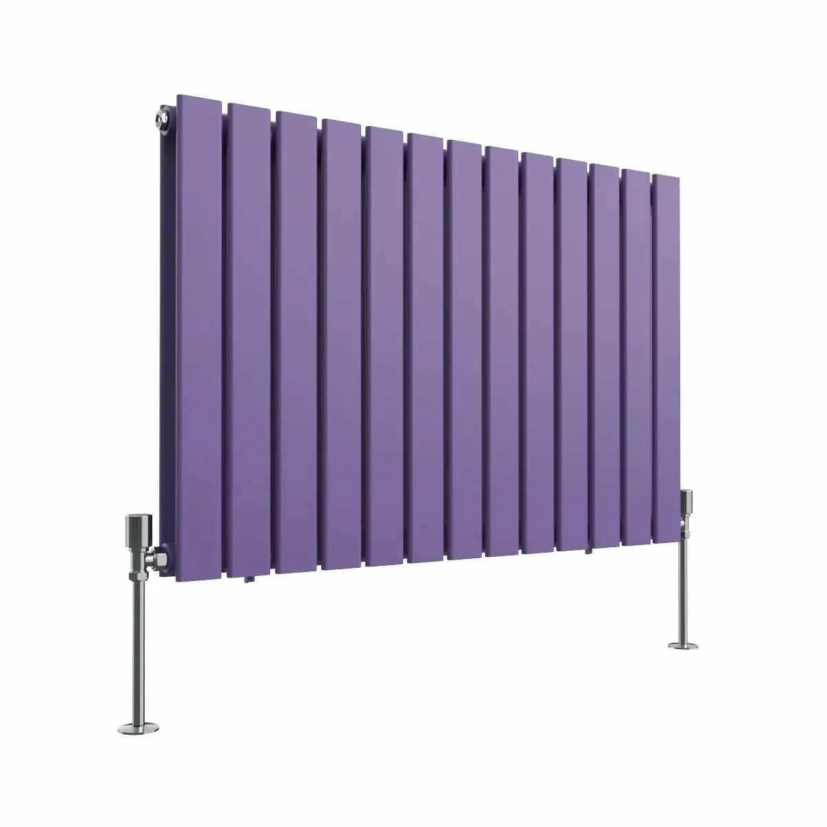 San Remo - Modern horizontal flat panel radiator blue lilac