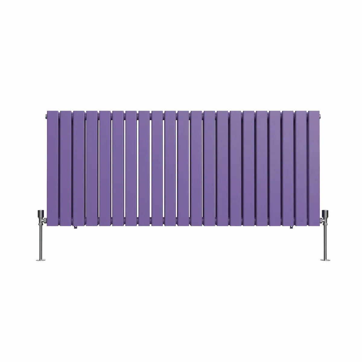 San Remo - Modern horizontal flat panel radiator blue lilac