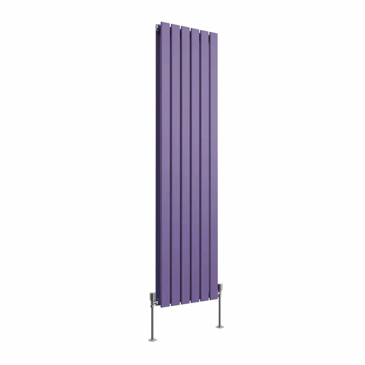 San Remo - Modern vertical flat panel radiator blue lilac