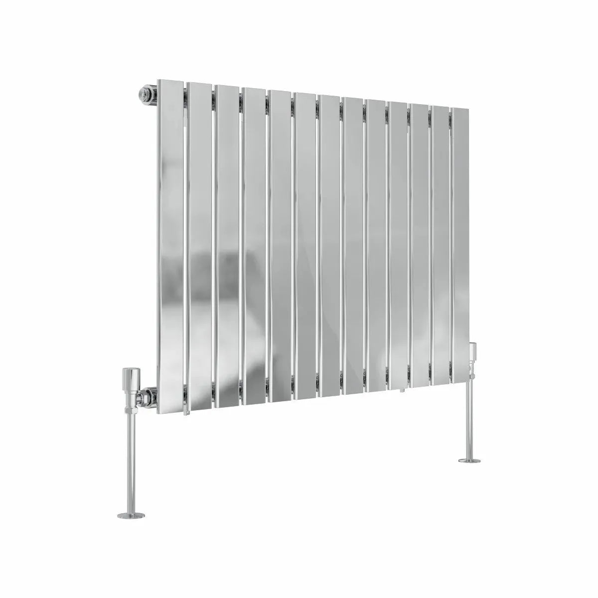 San Remo - Modern horizontal flat panel radiator chrome
