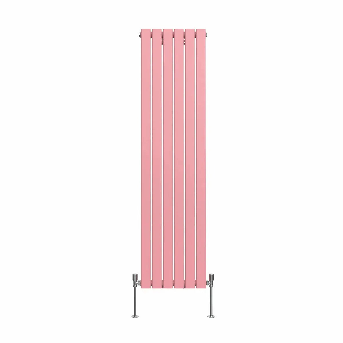 San Remo - Modern vertical flat panel radiator light pink