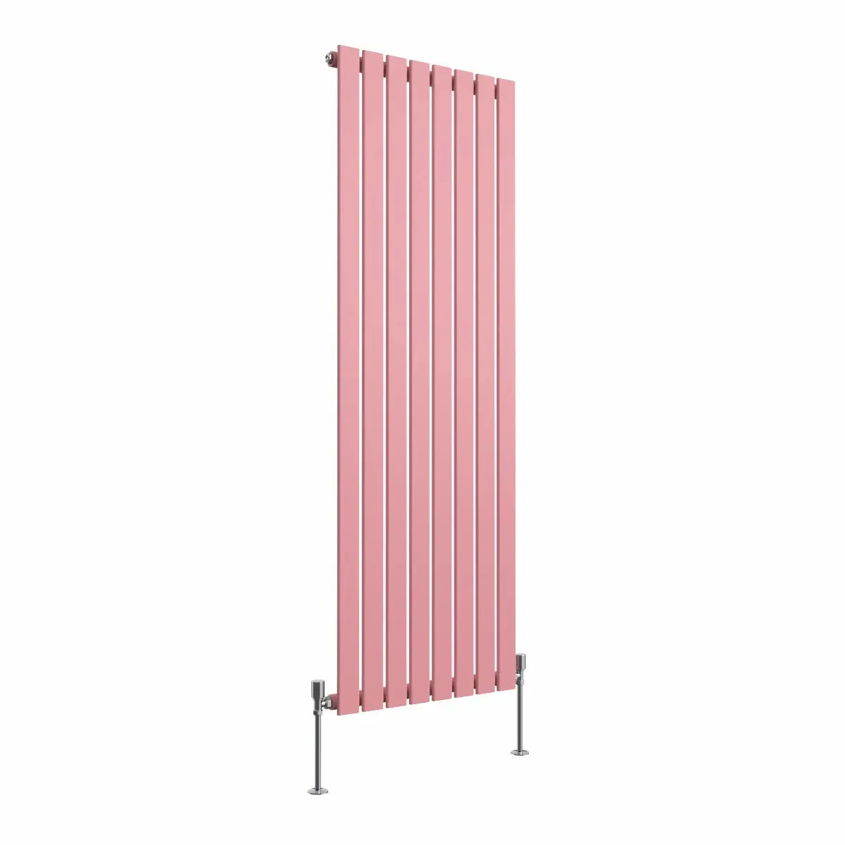 San Remo - Modern vertical flat panel radiator light pink