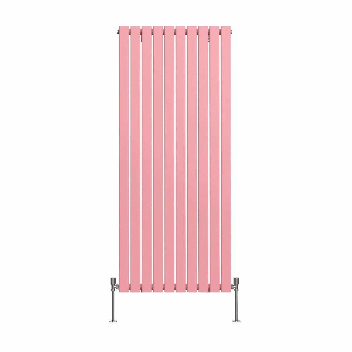 San Remo - Modern vertical flat panel radiator light pink