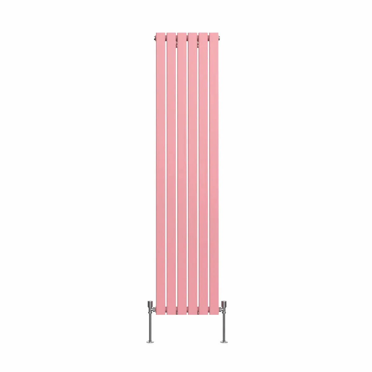 San Remo - Modern vertical flat panel radiator light pink