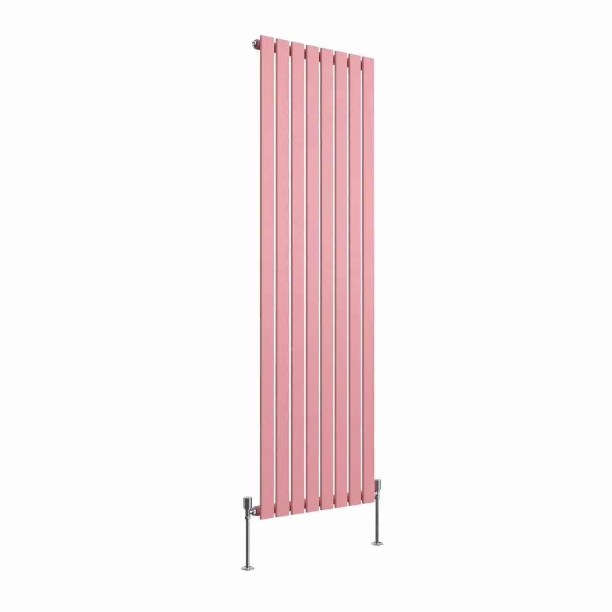 San Remo - Modern vertical flat panel radiator light pink
