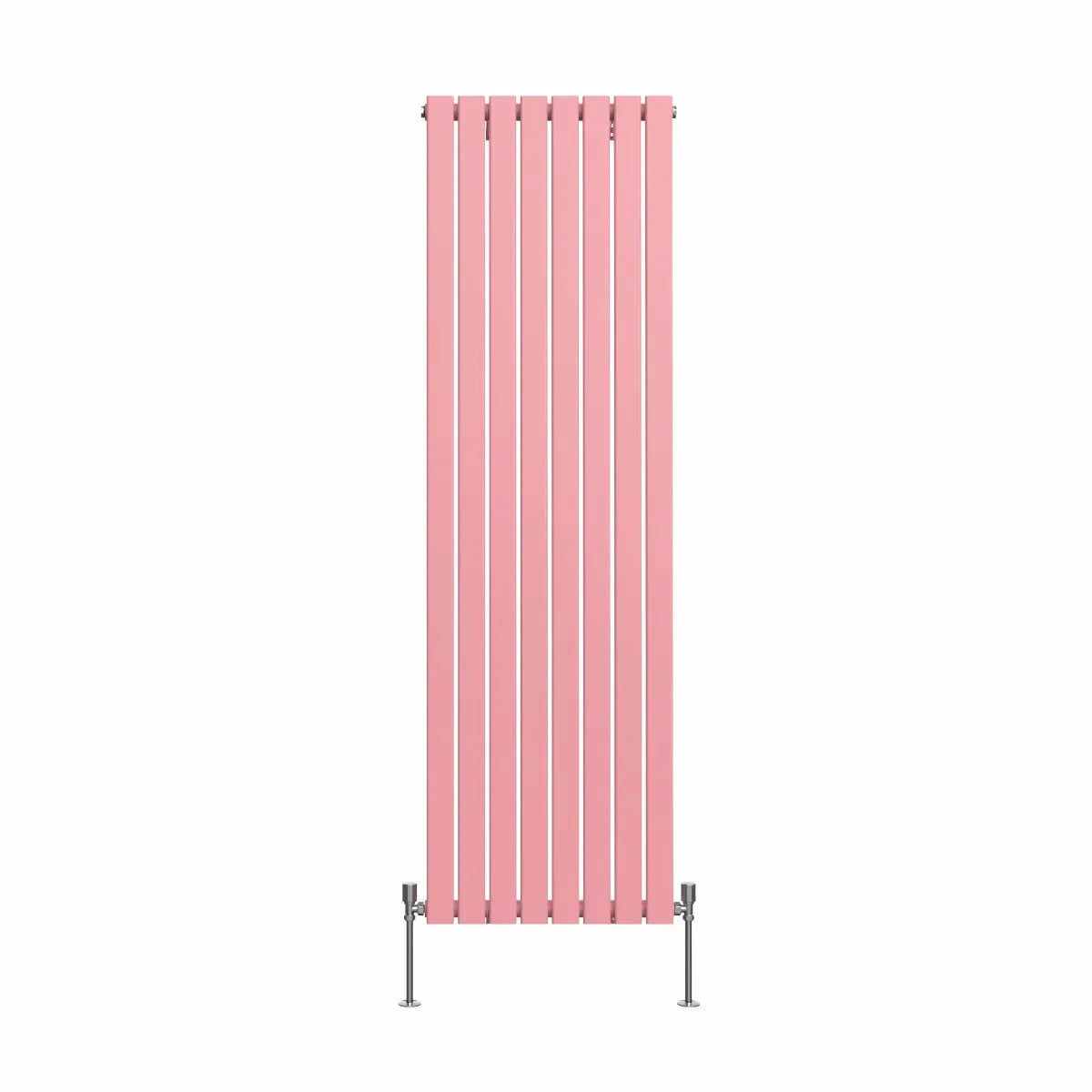 San Remo - Modern vertical flat panel radiator light pink
