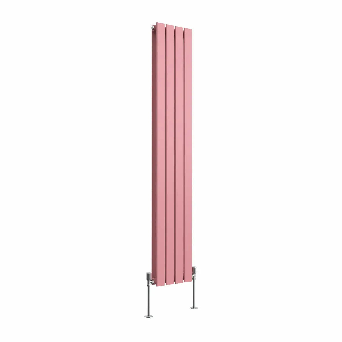 San Remo - Modern vertical flat panel radiator light pink
