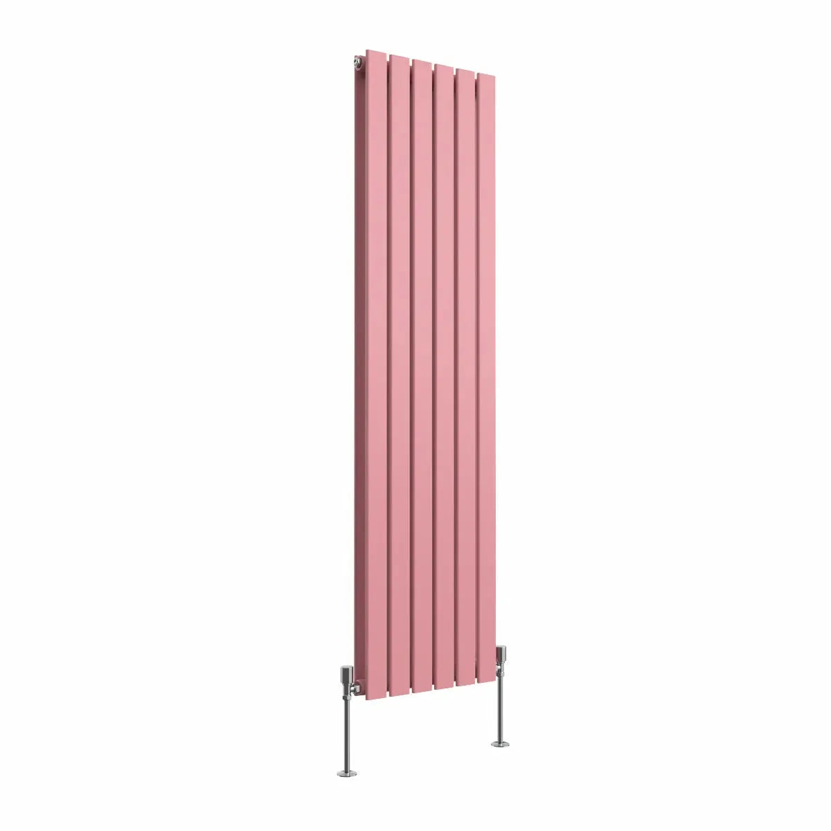 San Remo - Modern vertical flat panel radiator light pink