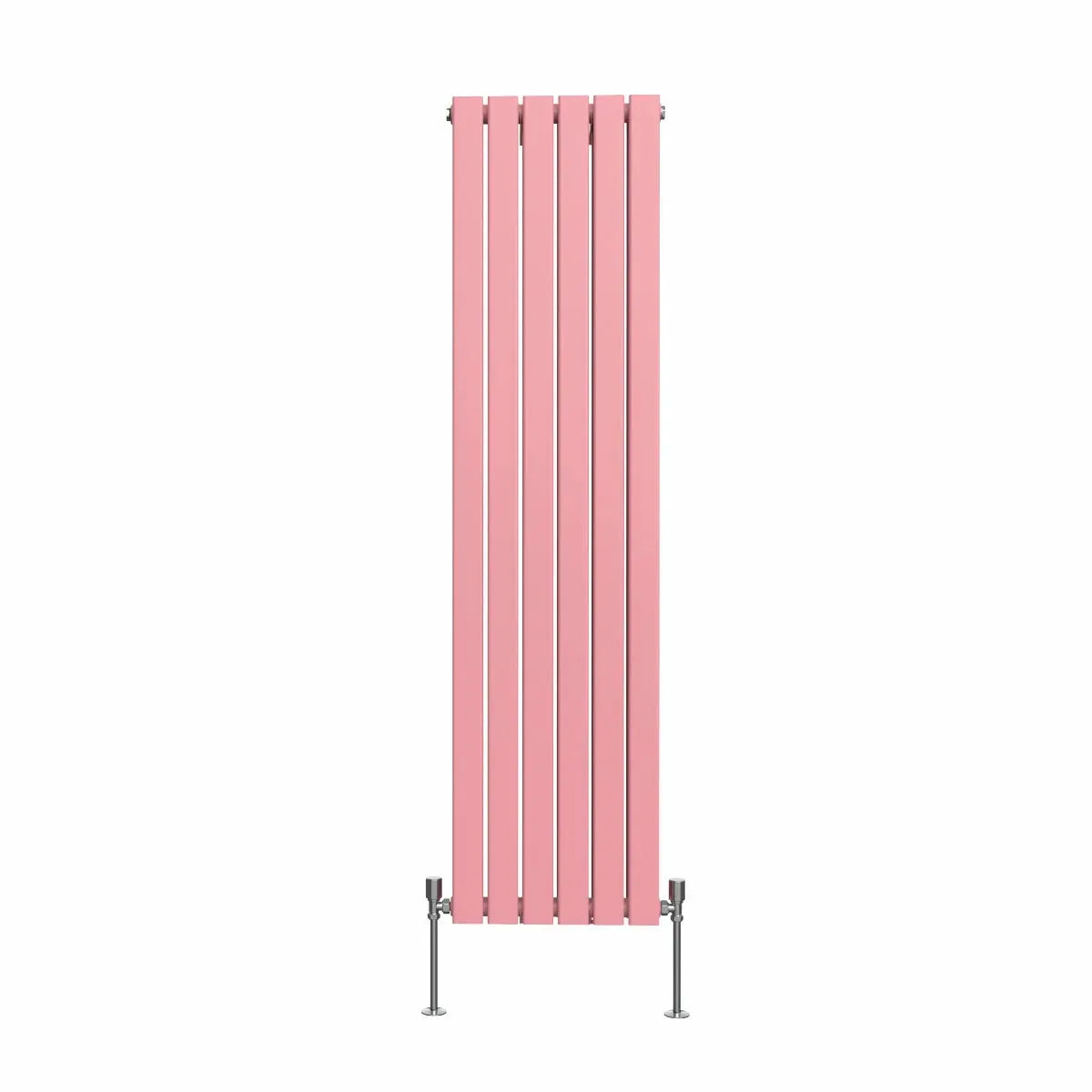 San Remo - Modern vertical flat panel radiator light pink