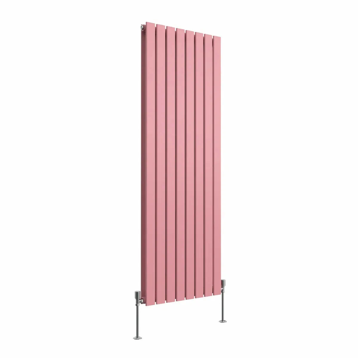 San Remo - Modern vertical flat panel radiator light pink