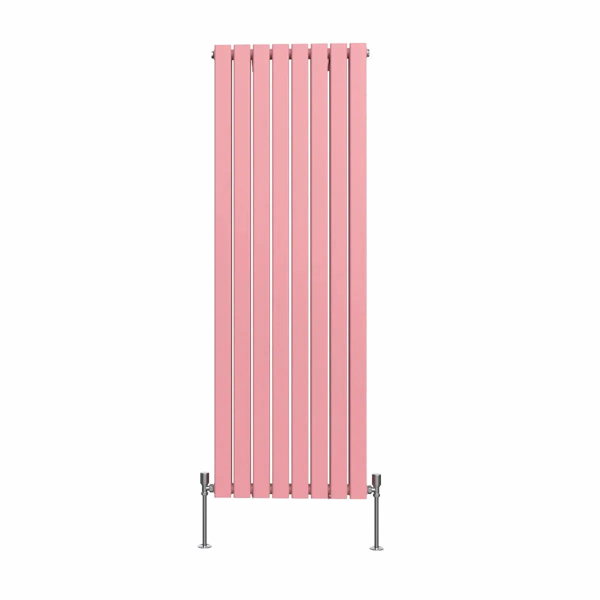 San Remo - Modern vertical flat panel radiator light pink