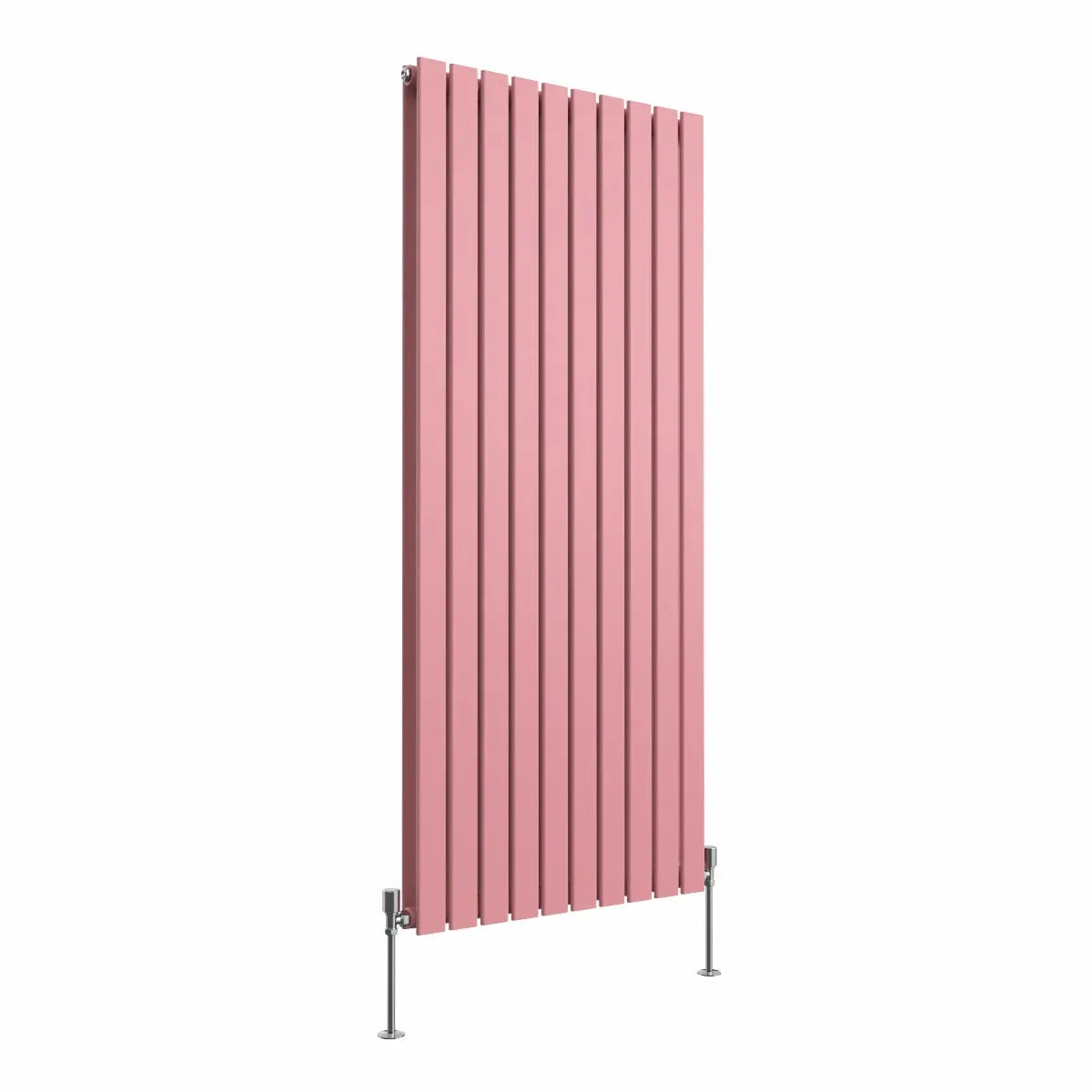 San Remo - Modern vertical flat panel radiator light pink