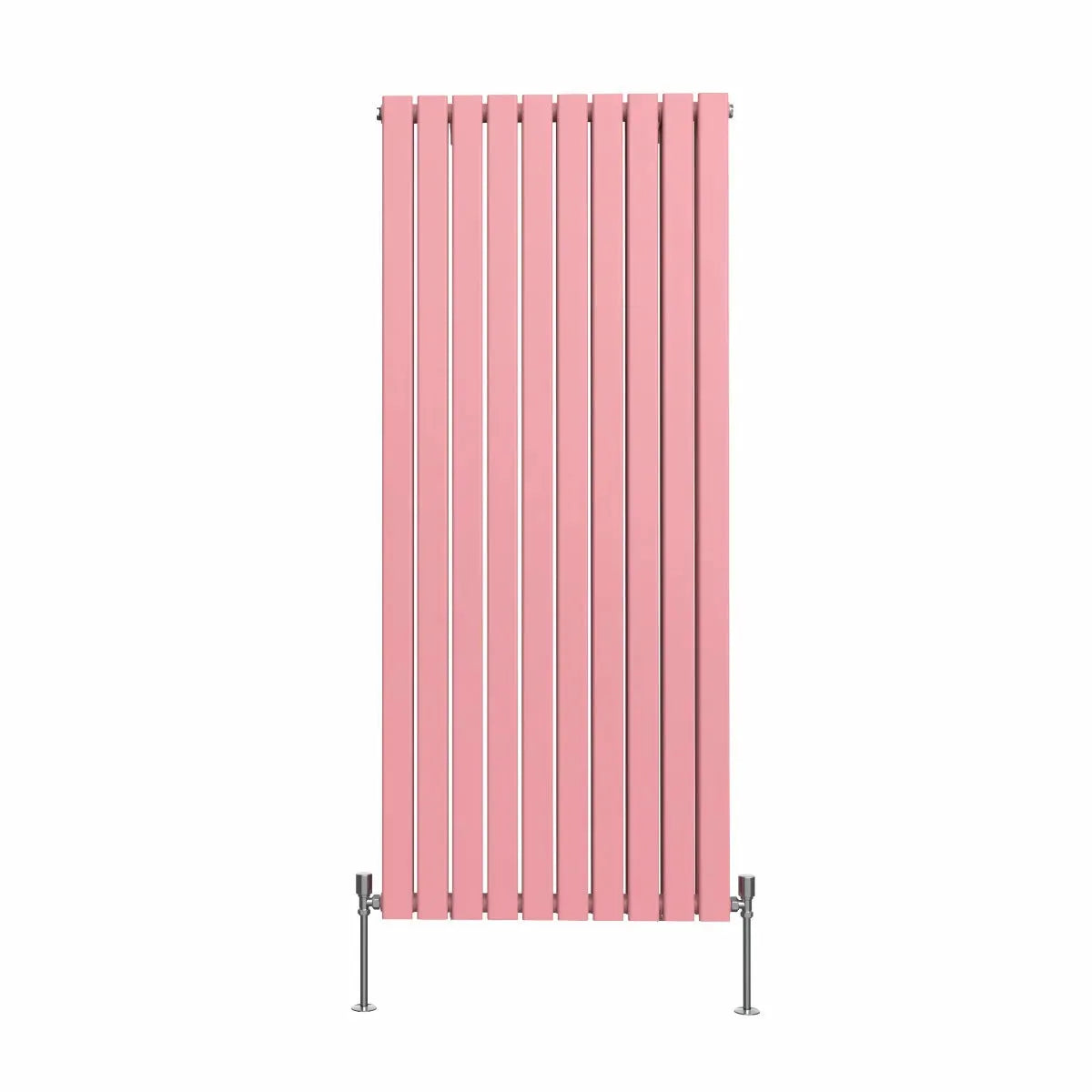 San Remo - Modern vertical flat panel radiator light pink