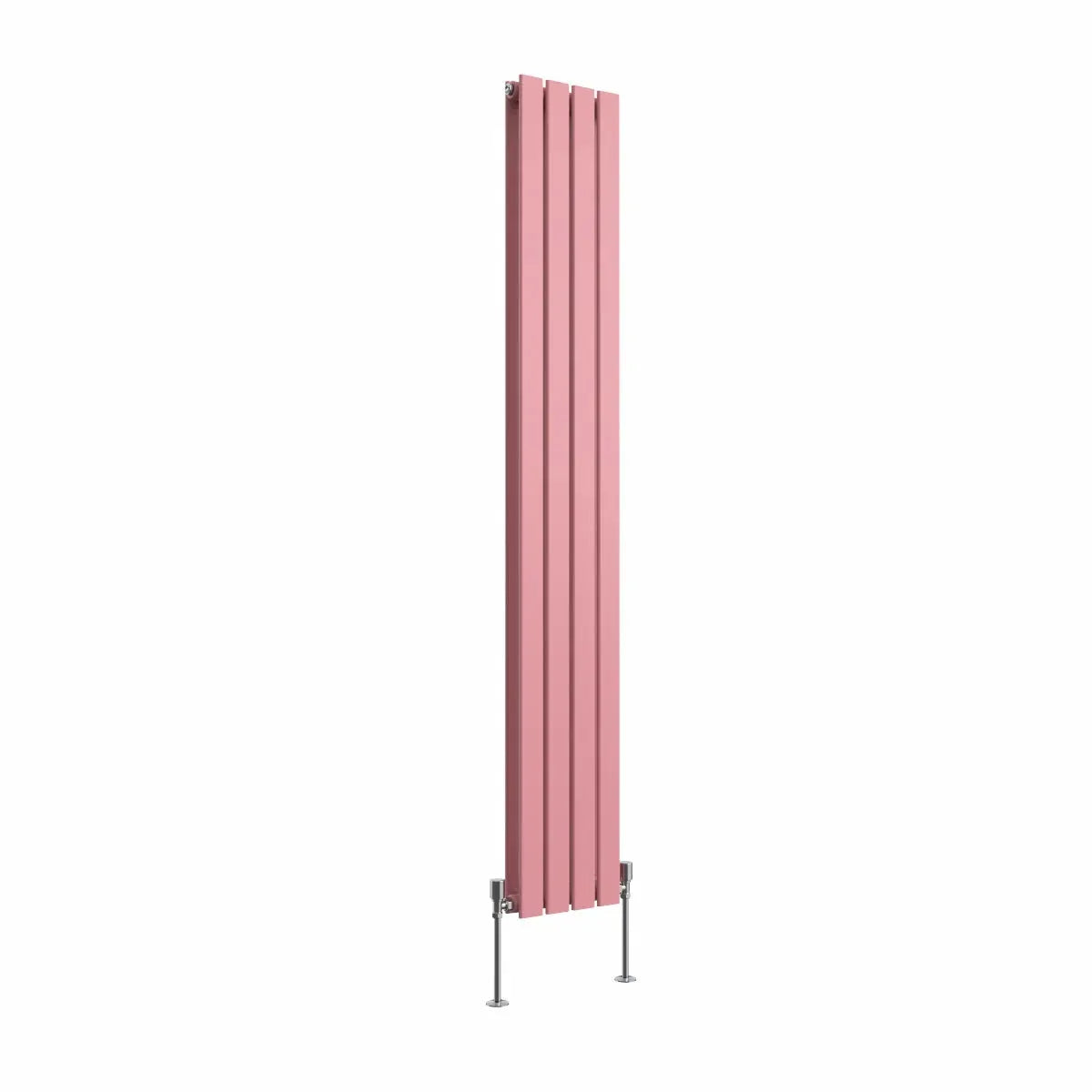 San Remo - Modern vertical flat panel radiator light pink
