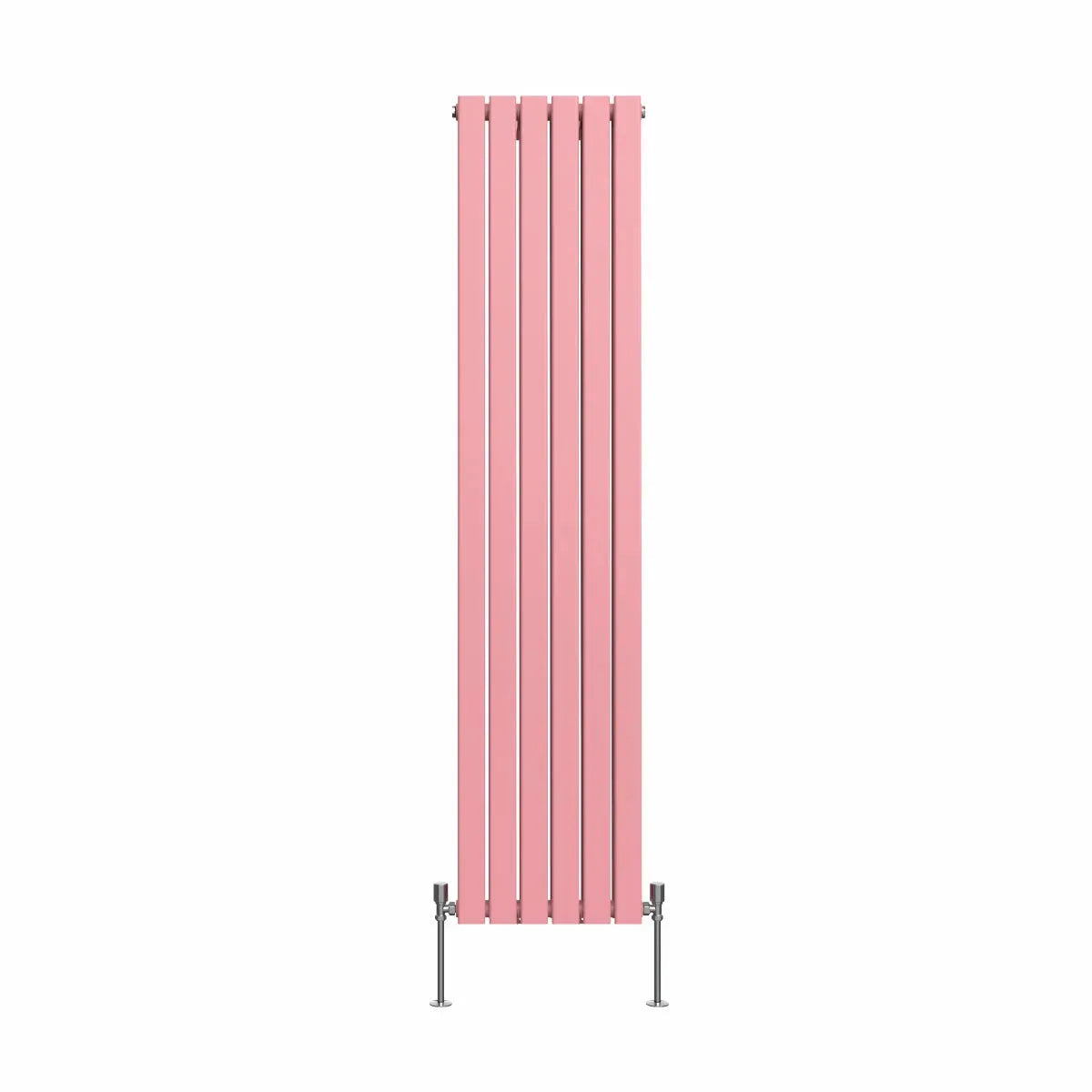 San Remo - Modern vertical flat panel radiator light pink