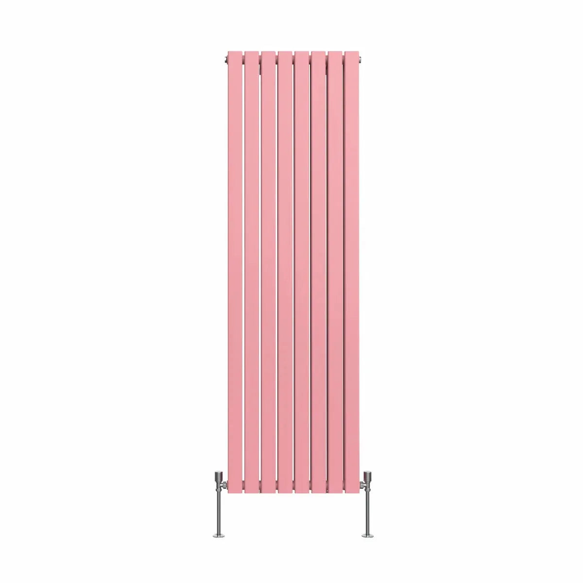 San Remo - Modern vertical flat panel radiator light pink