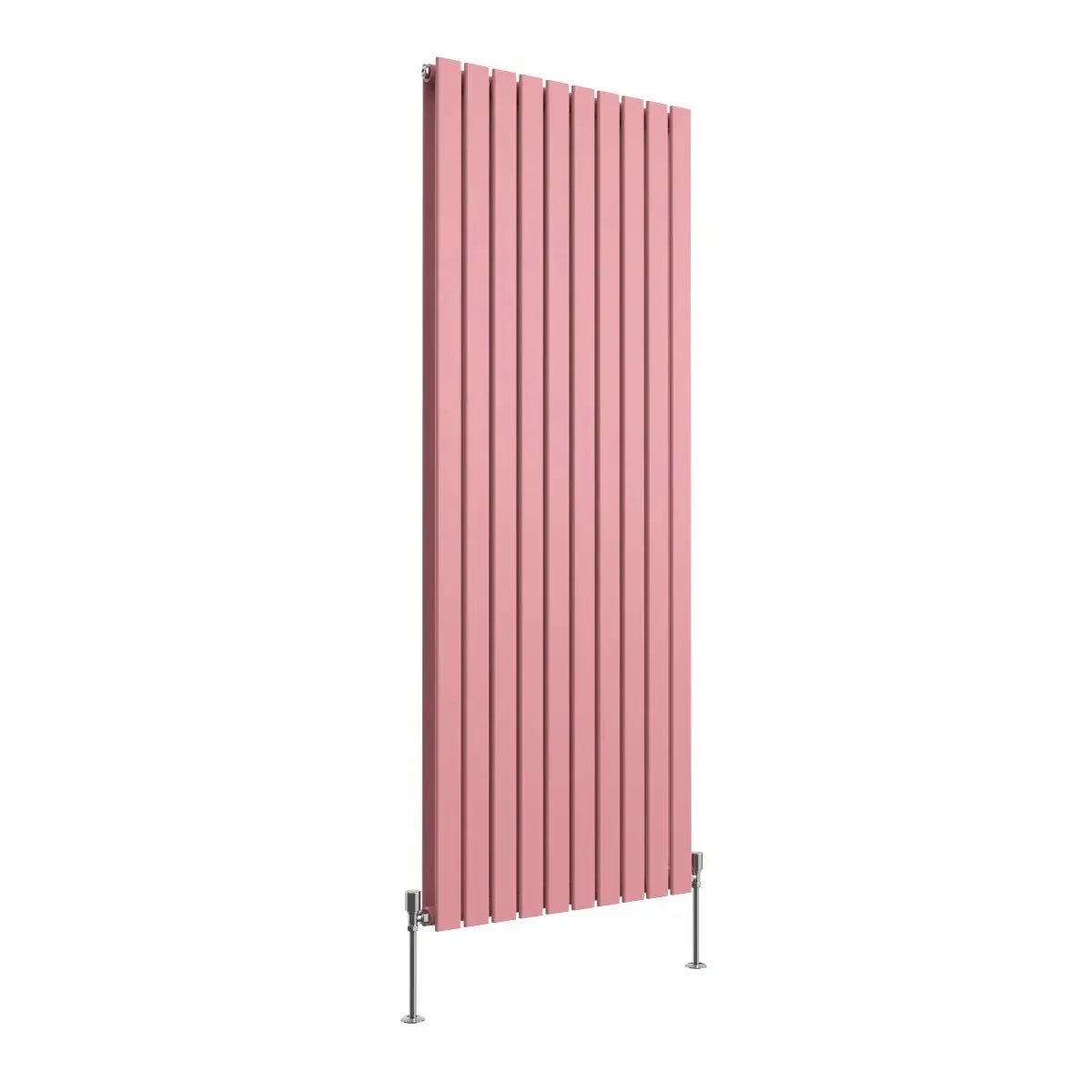 San Remo - Modern vertical flat panel radiator light pink