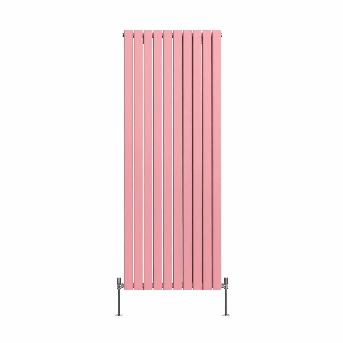 San Remo - Modern vertical flat panel radiator light pink