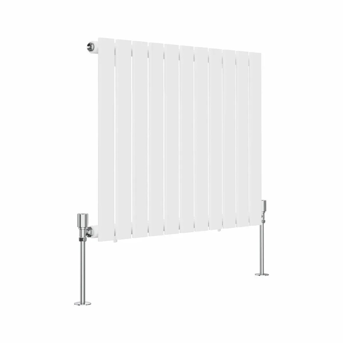 San Remo - Modern horizontal flat panel radiator white
