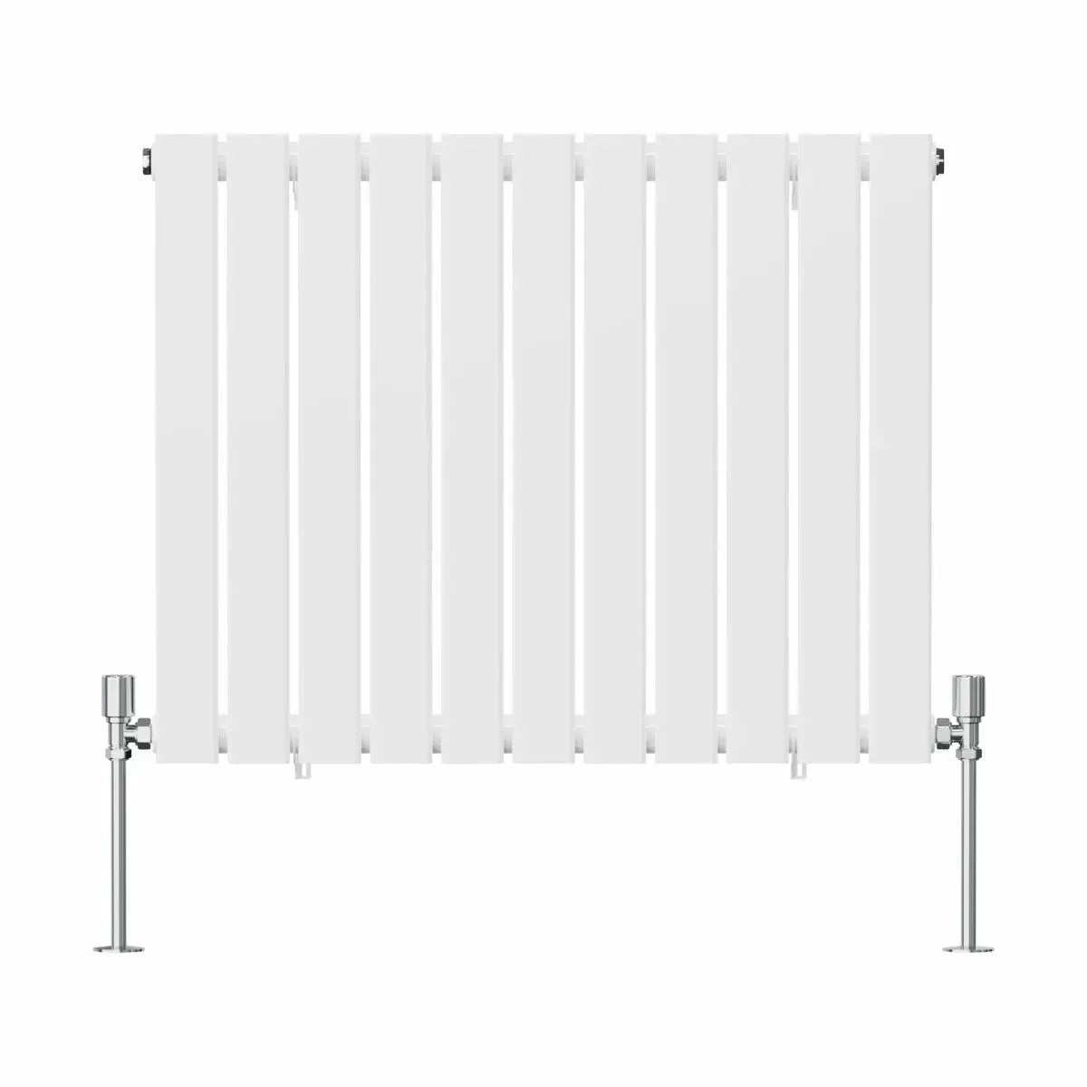 San Remo - Modern horizontal flat panel radiator white