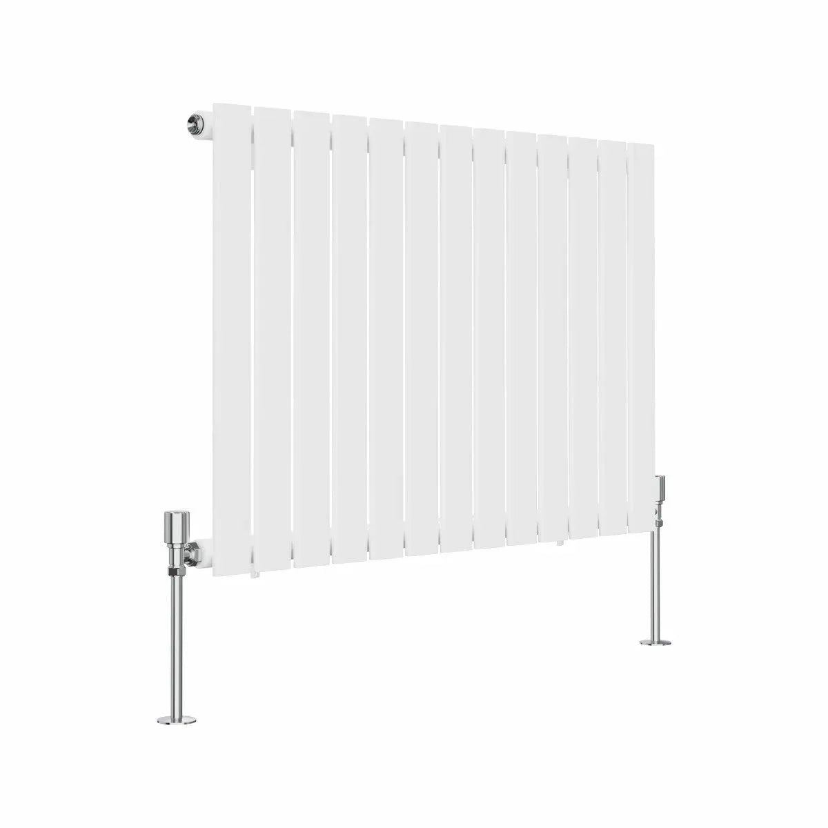 San Remo - Modern horizontal flat panel radiator white