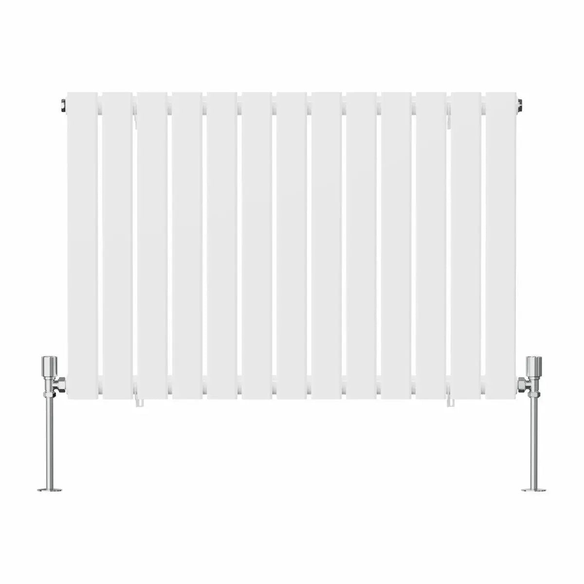 San Remo - Modern horizontal flat panel radiator white
