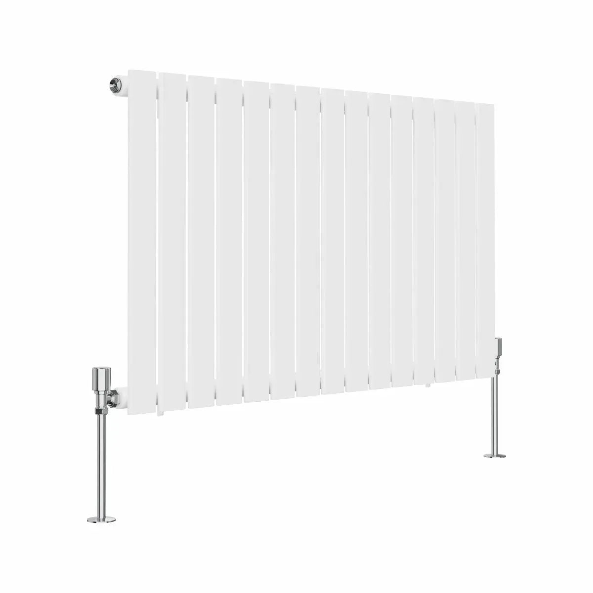 San Remo - Modern horizontal flat panel radiator white