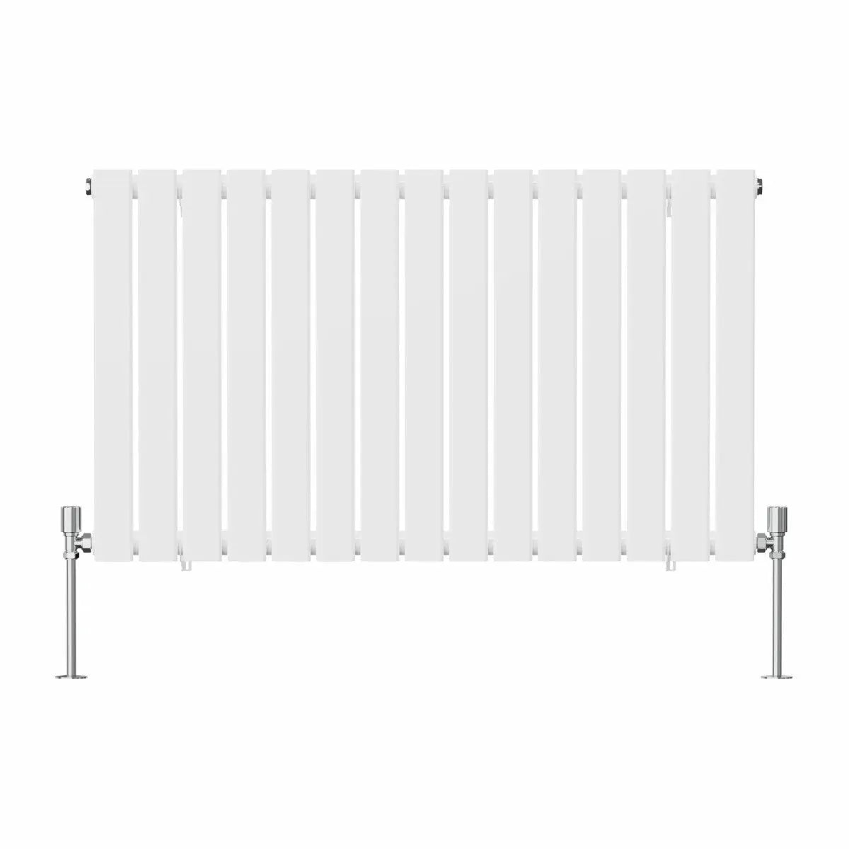 San Remo - Modern horizontal flat panel radiator white