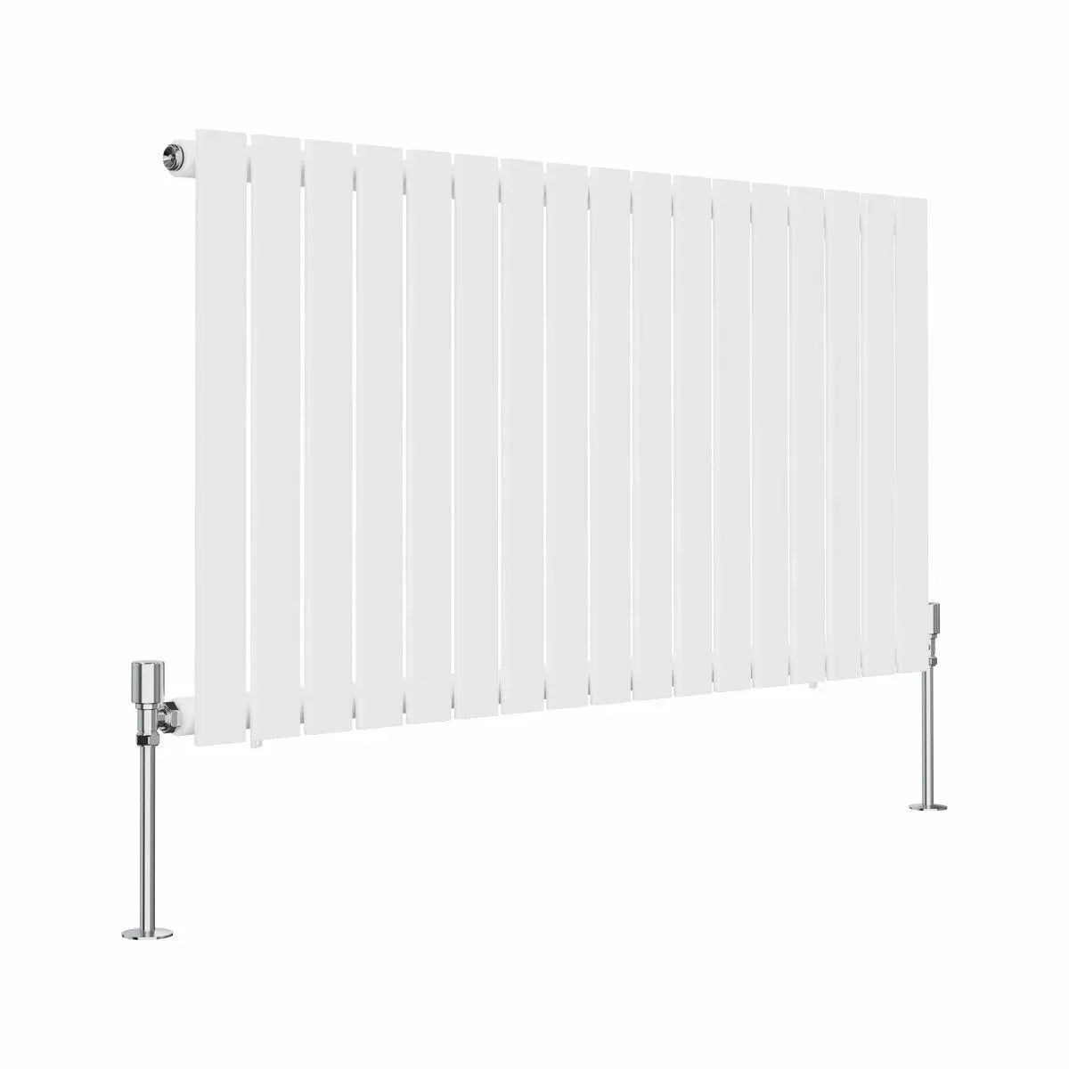 San Remo - Modern horizontal flat panel radiator white