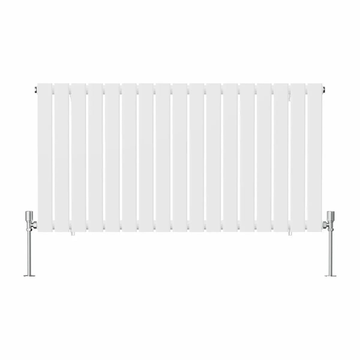 San Remo - Modern horizontal flat panel radiator white