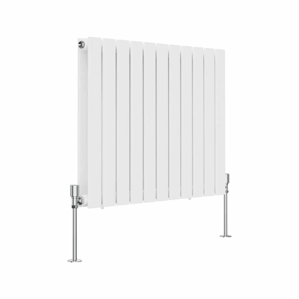 San Remo - Modern horizontal flat panel radiator white
