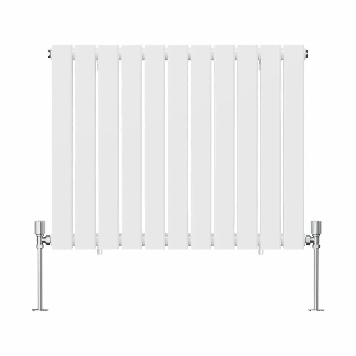 San Remo - Modern horizontal flat panel radiator white