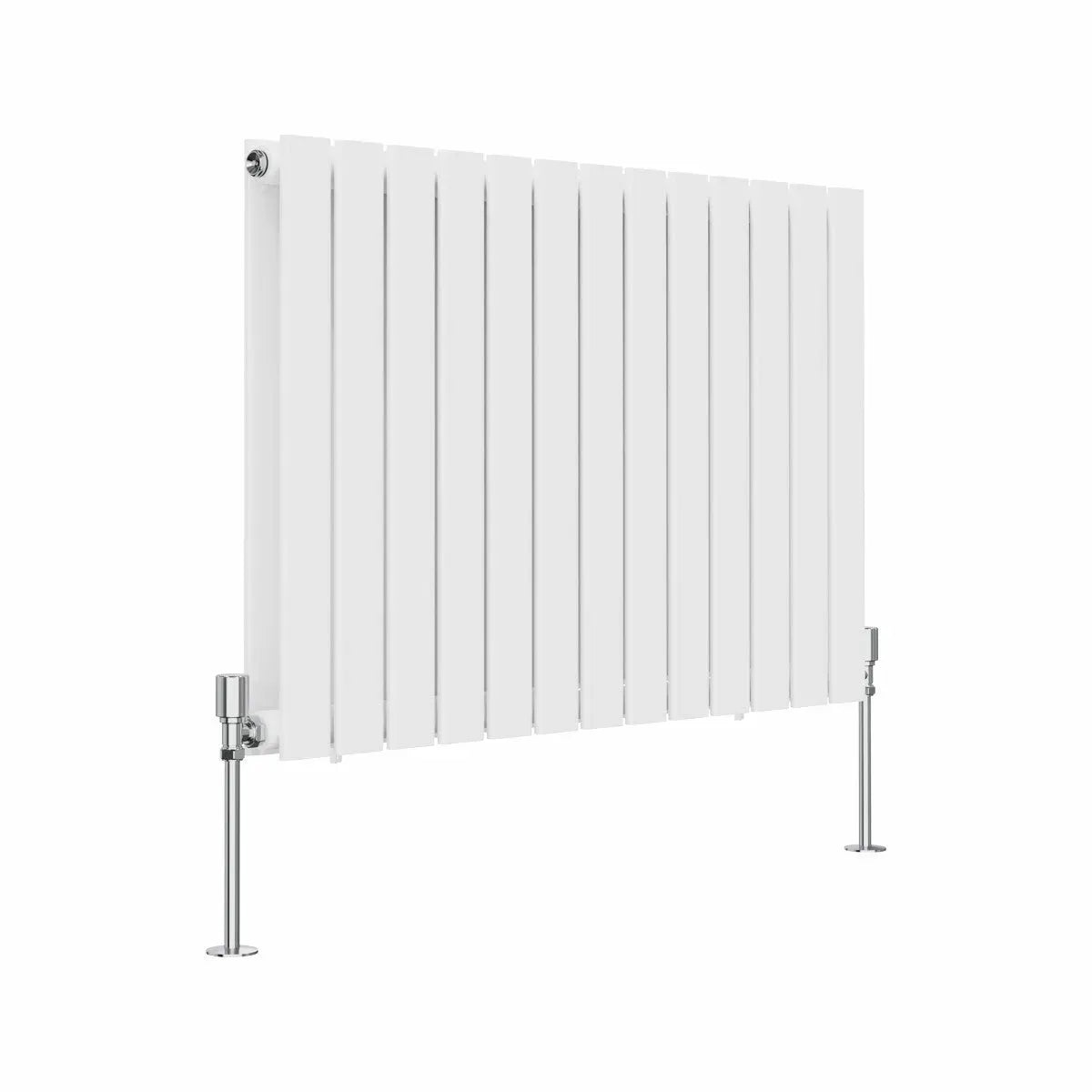 San Remo - Modern horizontal flat panel radiator white