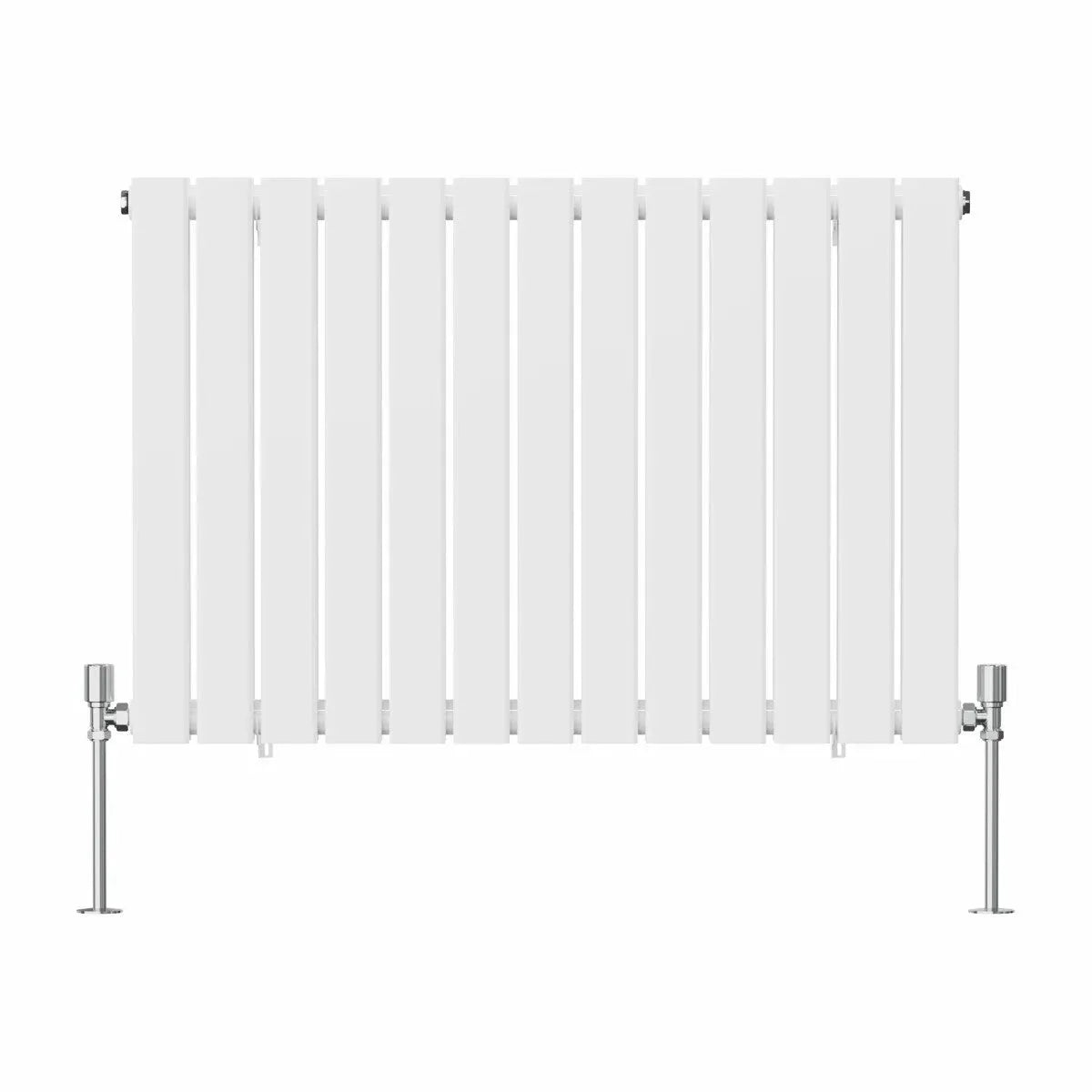 San Remo - Modern horizontal flat panel radiator white