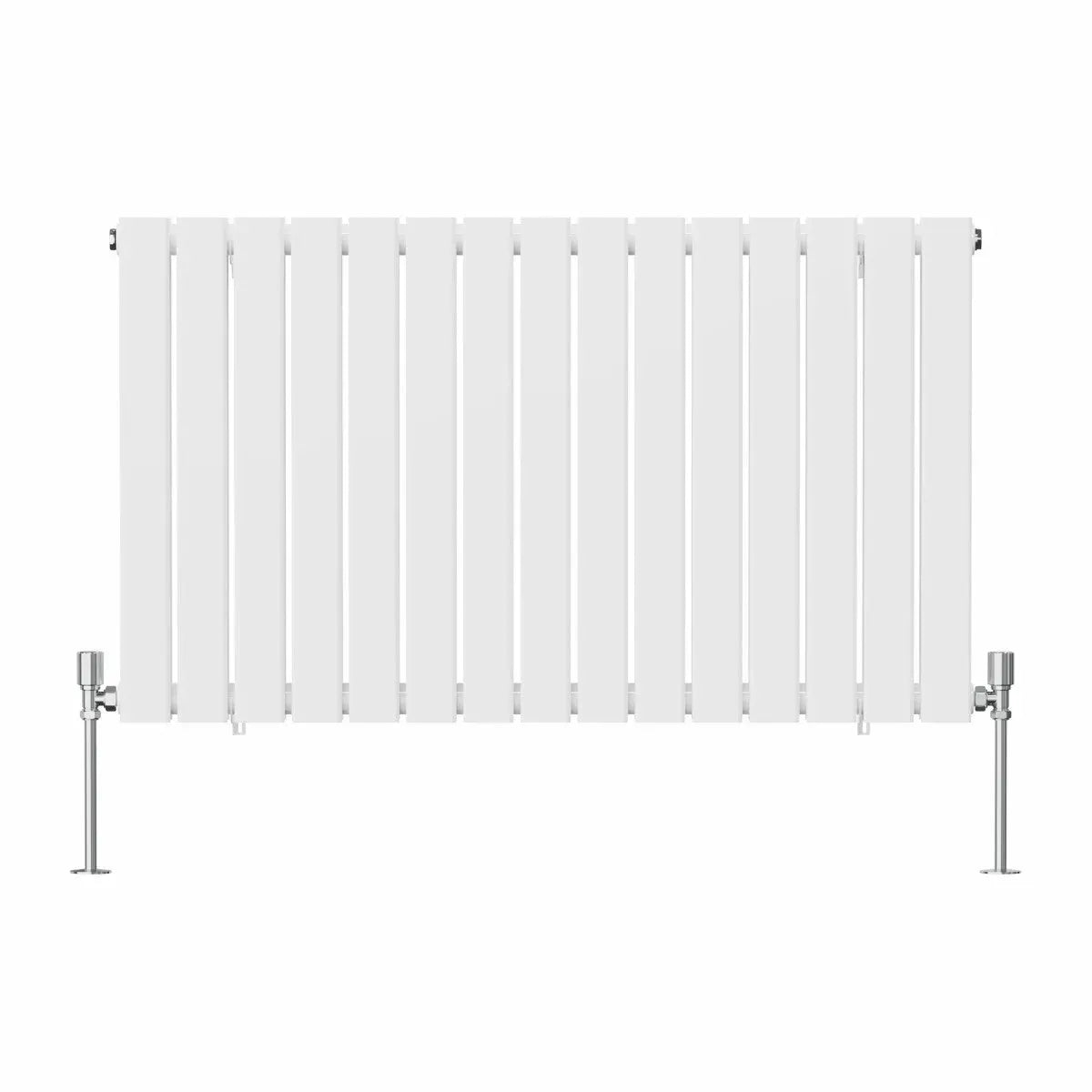 San Remo - Modern horizontal flat panel radiator white