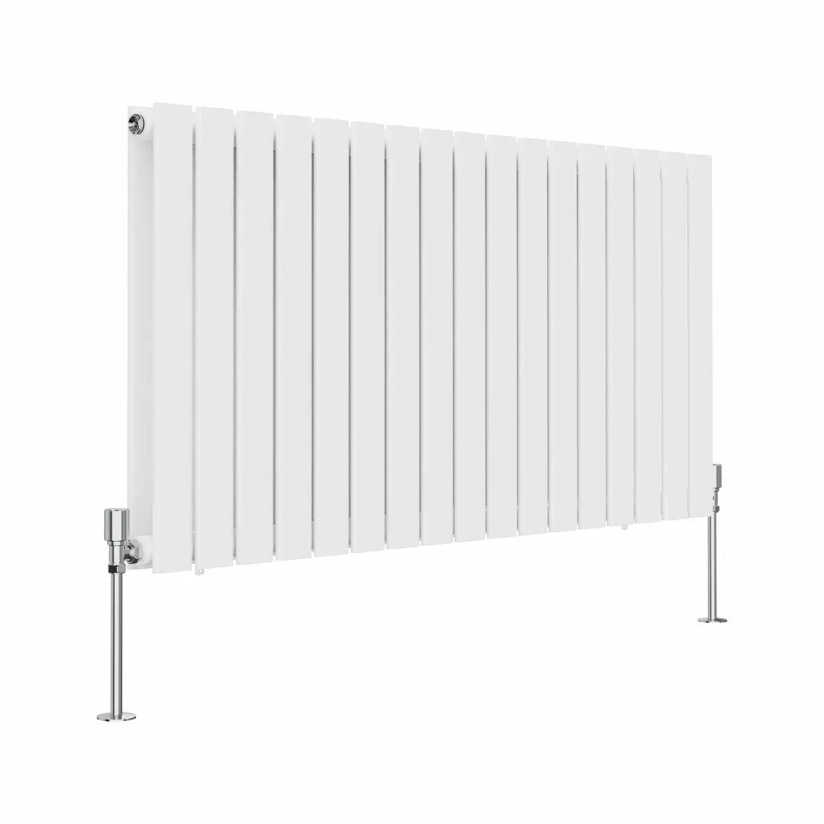 San Remo - Modern horizontal flat panel radiator white