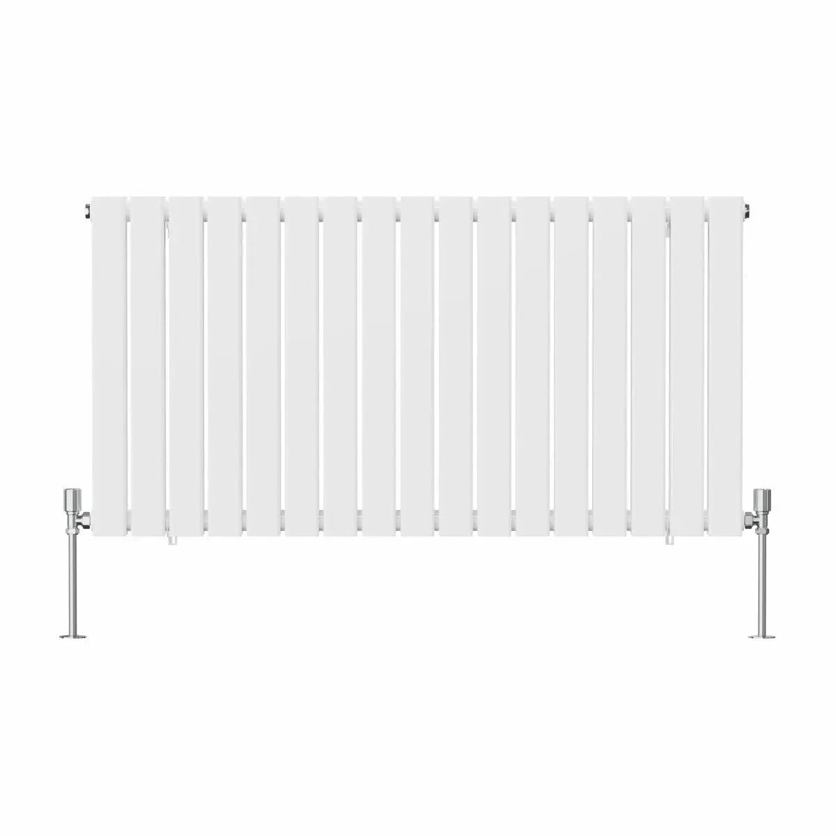 San Remo - Modern horizontal flat panel radiator white