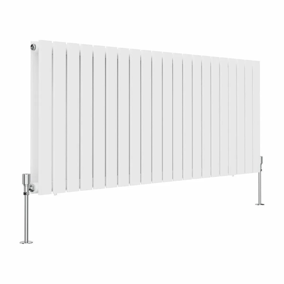 San Remo - Modern horizontal flat panel radiator white