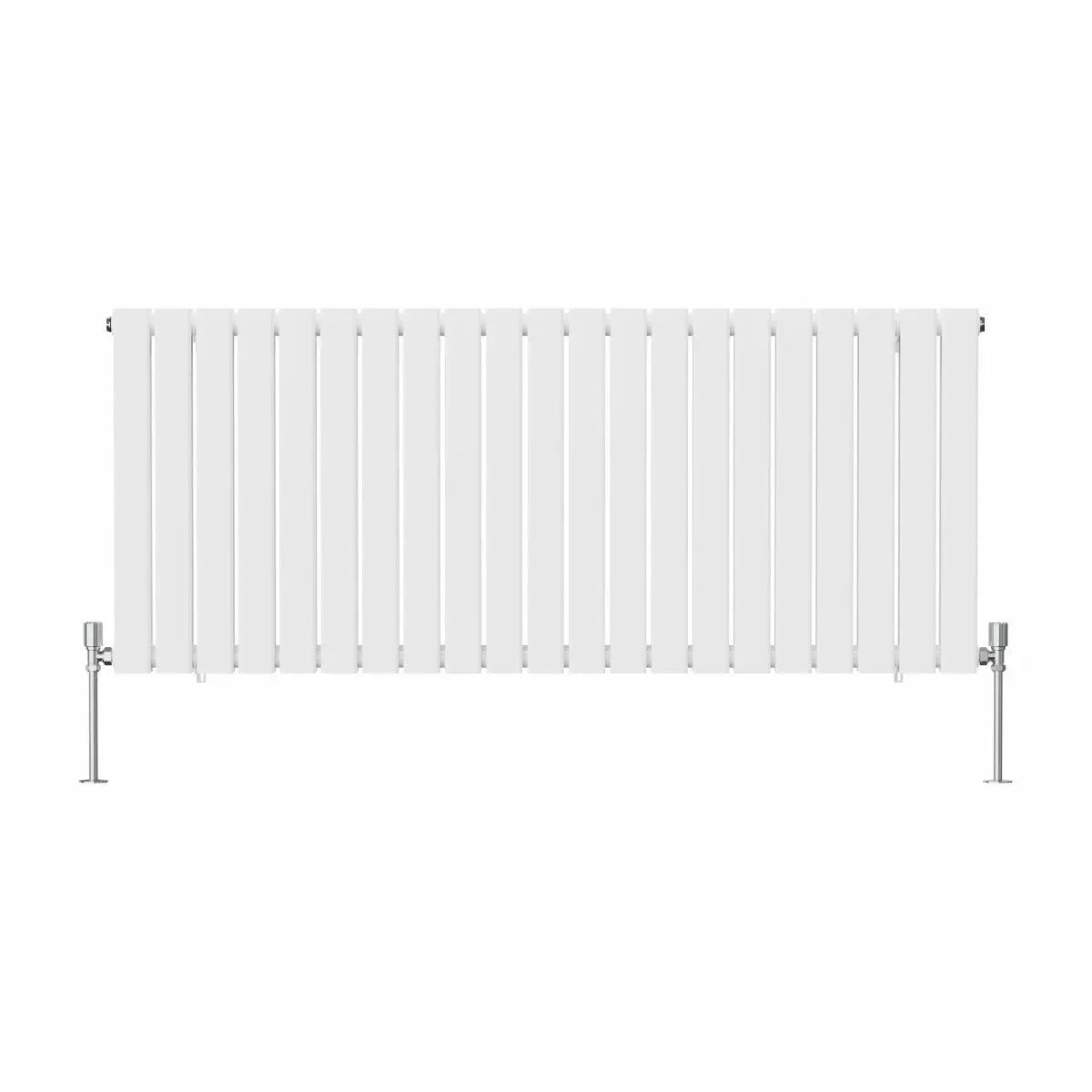 San Remo - Modern horizontal flat panel radiator white