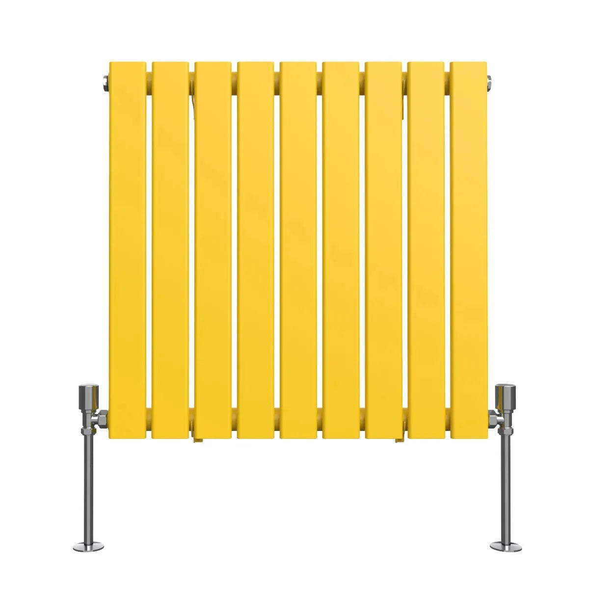San Remo - Modern horizontal flat panel radiator zinc yellow