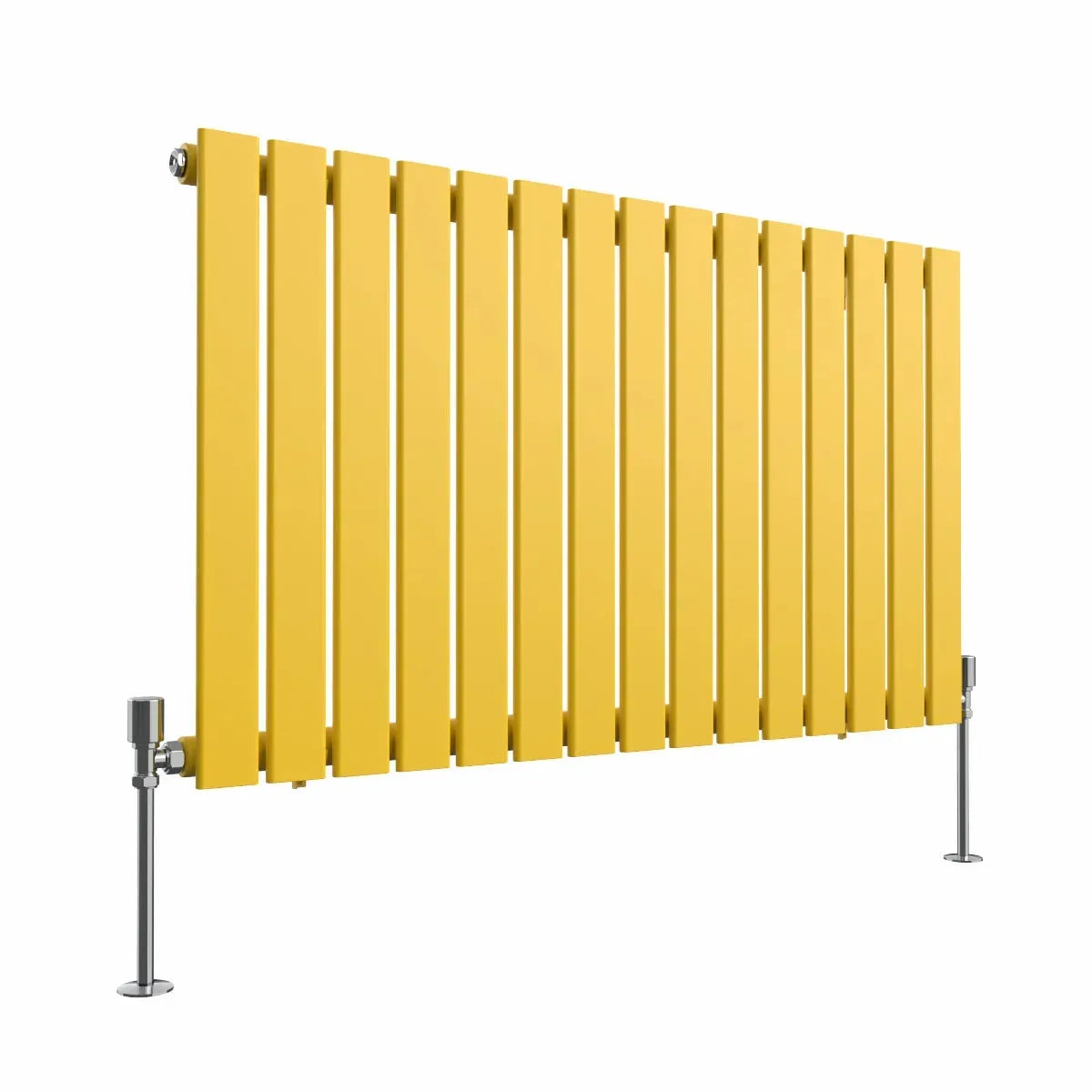 San Remo - Modern horizontal flat panel radiator zinc yellow
