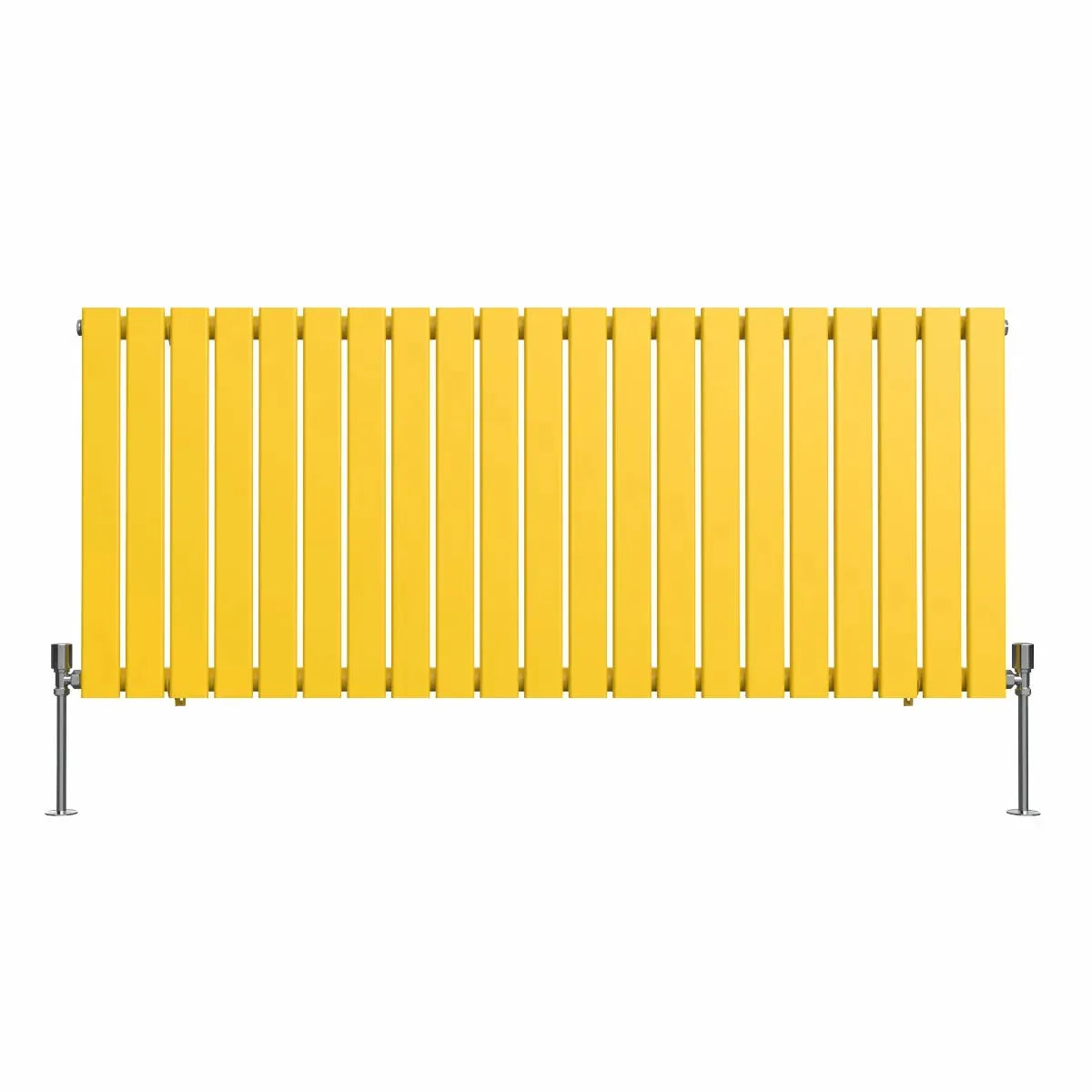 San Remo - Modern horizontal flat panel radiator zinc yellow