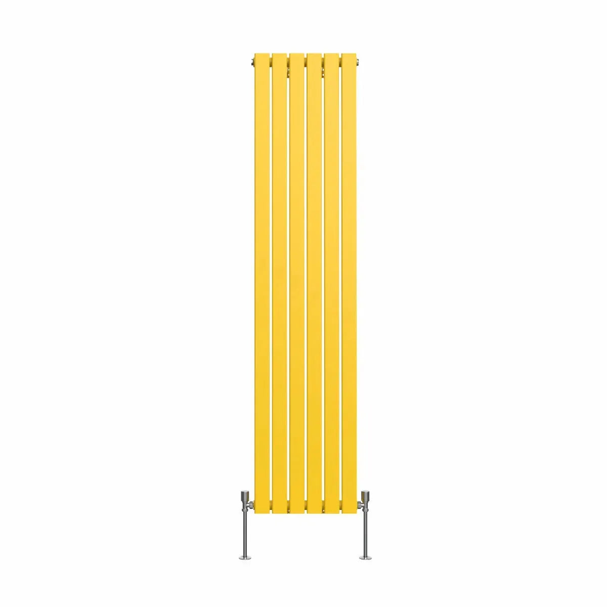 San Remo - Modern vertical flat panel radiator zinc yellow