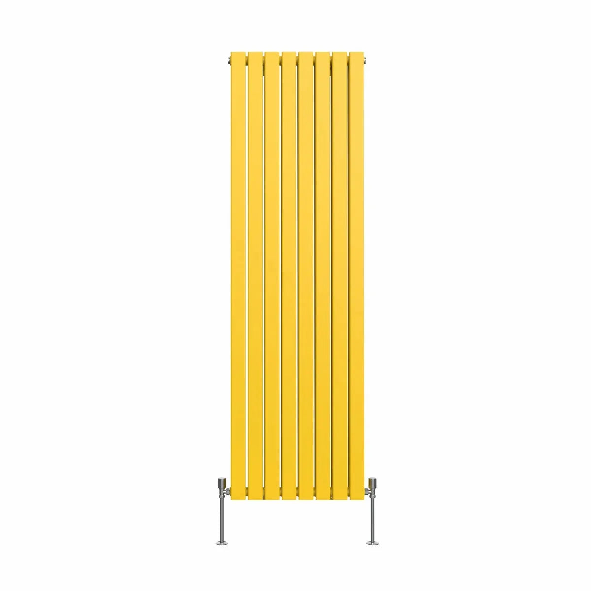 San Remo - Modern vertical flat panel radiator zinc yellow