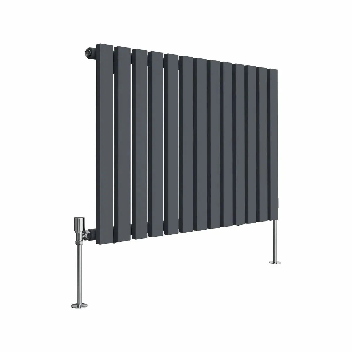 Teramo - Modern horizontal flat panel radiator anthracite